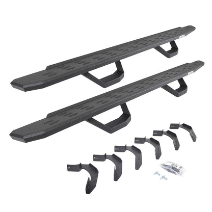 RB30 Boards W/Brackets & 2 Pairs of Drops Steps Bedliner 2006-2026 Nissan Frontier Go Rhino