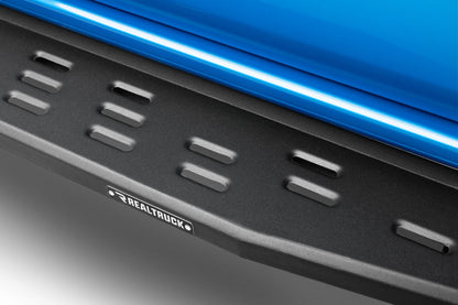 RB30 Running Boards with Mounting Bracket Kit Textured Black 2019-2026 Ford Ranger Go Rhino-2