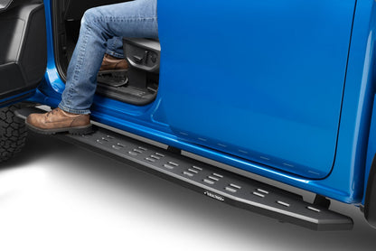 RB30 Running Boards with Mounting Bracket Kit Textured Black 2019-2026 Ford Ranger Go Rhino-6