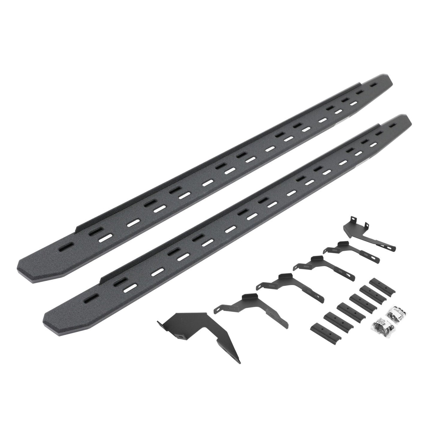 RB30 Slim Line Running Boards with Mounting Bracket Kit Protective Bedliner Coating 2019-2026 Ford Ranger Go Rhino