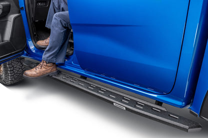RB30 Slim Line Running Boards with Mounting Bracket Kit Protective Bedliner Coating 2019-2026 Ford Ranger Go Rhino-7