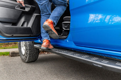 RB30 Running Boards with Mounting Bracket Kit Protective Bedliner Coating 2019-2026 Ford Ranger Go Rhino-1