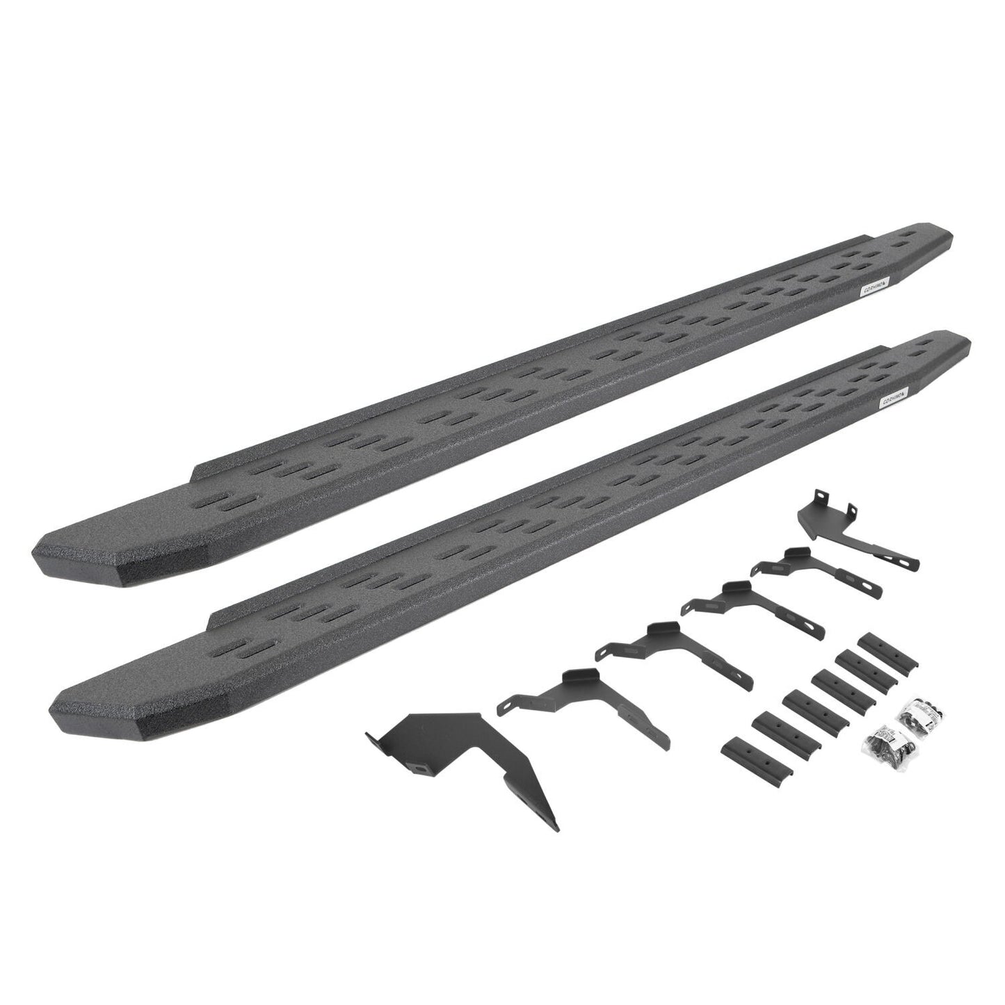 RB30 Running Boards with Mounting Bracket Kit Protective Bedliner Coating 2019-2026 Ford Ranger Go Rhino-7
