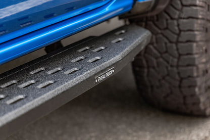 RB30 Running Boards with Mounting Bracket Kit Protective Bedliner Coating 2019-2026 Ford Ranger Go Rhino-8