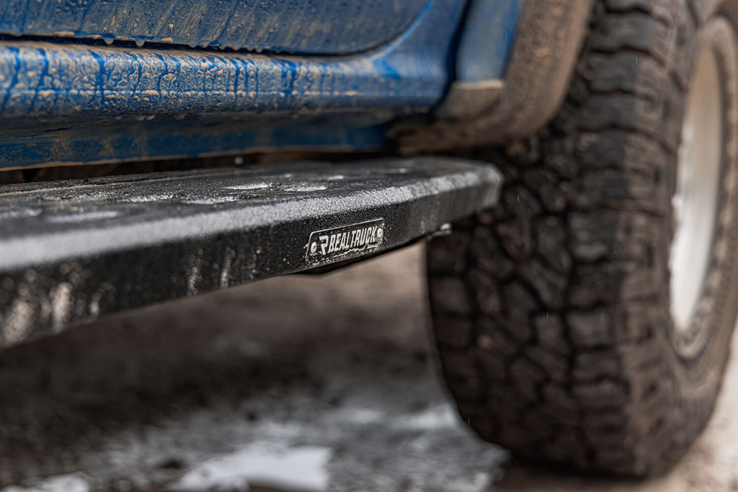 RB30 Running Boards with Mounting Bracket Kit Protective Bedliner Coating 2019-2026 Ford Ranger Go Rhino-9