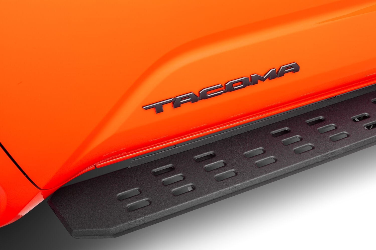 RB30 Running Boards W/Mounting Bracket Kit Textured Black 2024-2025 Toyota Tacoma Go Rhino-2