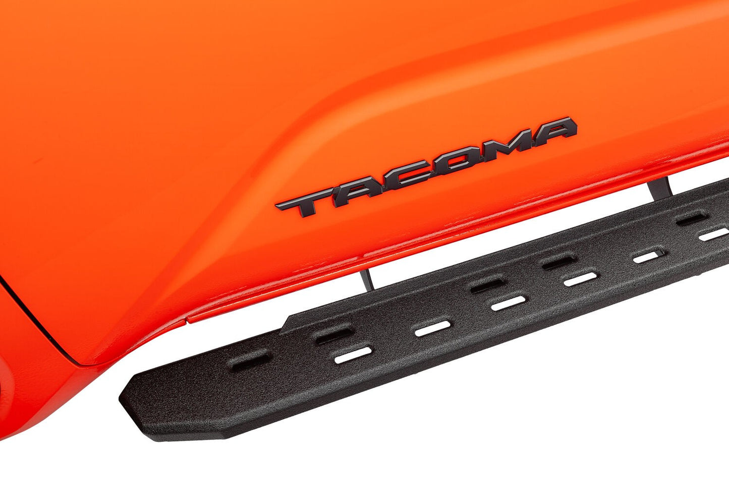 RB30 Slim Line Running Boards W/Bracket Kit Bedliner 2024-2025 Toyota Tacoma Go Rhino-8