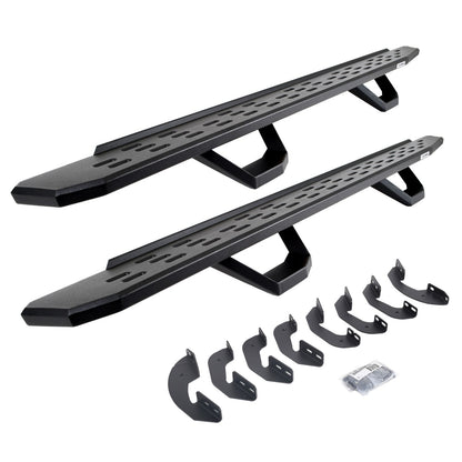 RB30 Running Boards with Brackets, 2 Pairs Drop Steps Kit Textured Black 2023-2026 Toyota Sequoia Go Rhino
