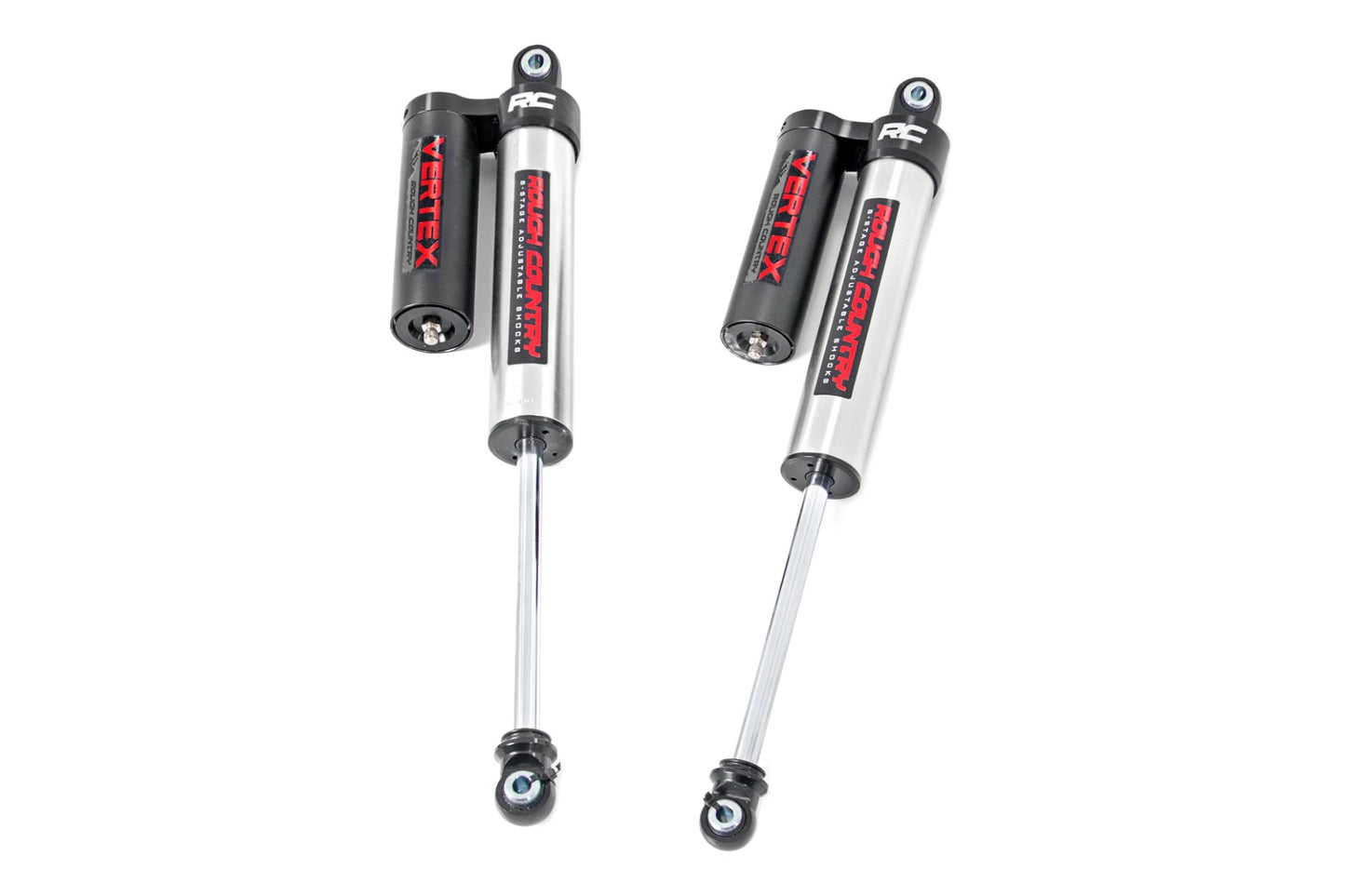 Vertex 2.5 Reservoir Rear Shocks 5-7.5 Inch Ford F-150 2WD (2014-2021) Rough Country