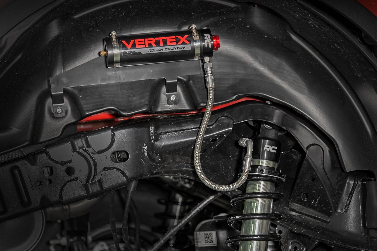 Vertex 2.5 Adjustable Coilovers Rear 7 Inch Ford Bronco 2021-Up Rough Country-1