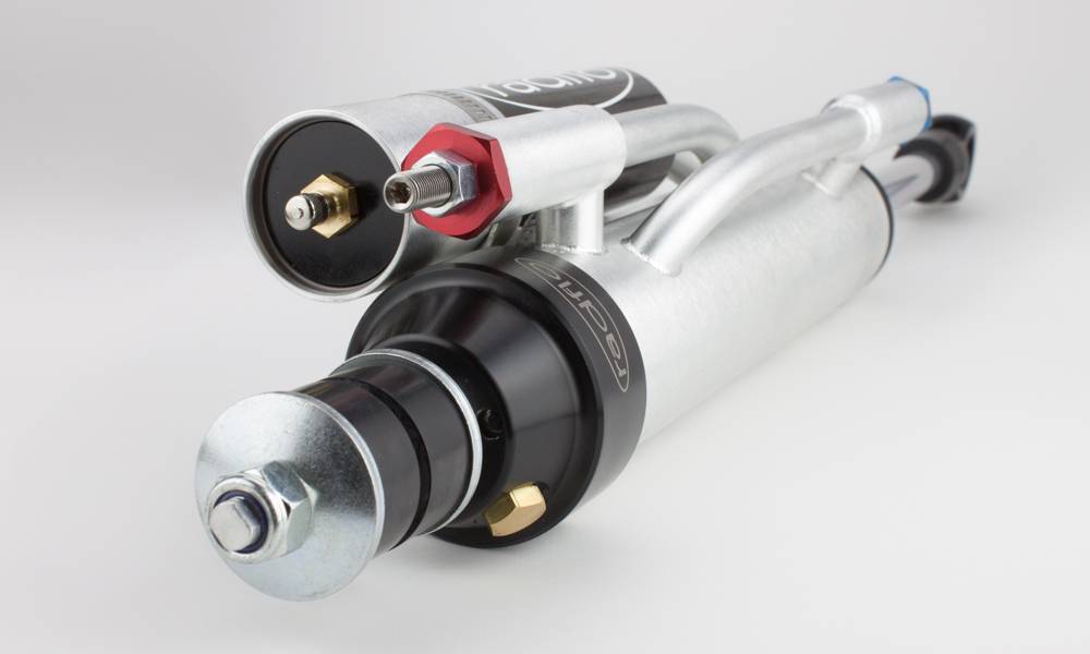 2.5 Inch Front Bypass Shocks 2 Tube with Remote Reservoirs for 2007-2017 Jeep JK OE Replacement Radflo-1