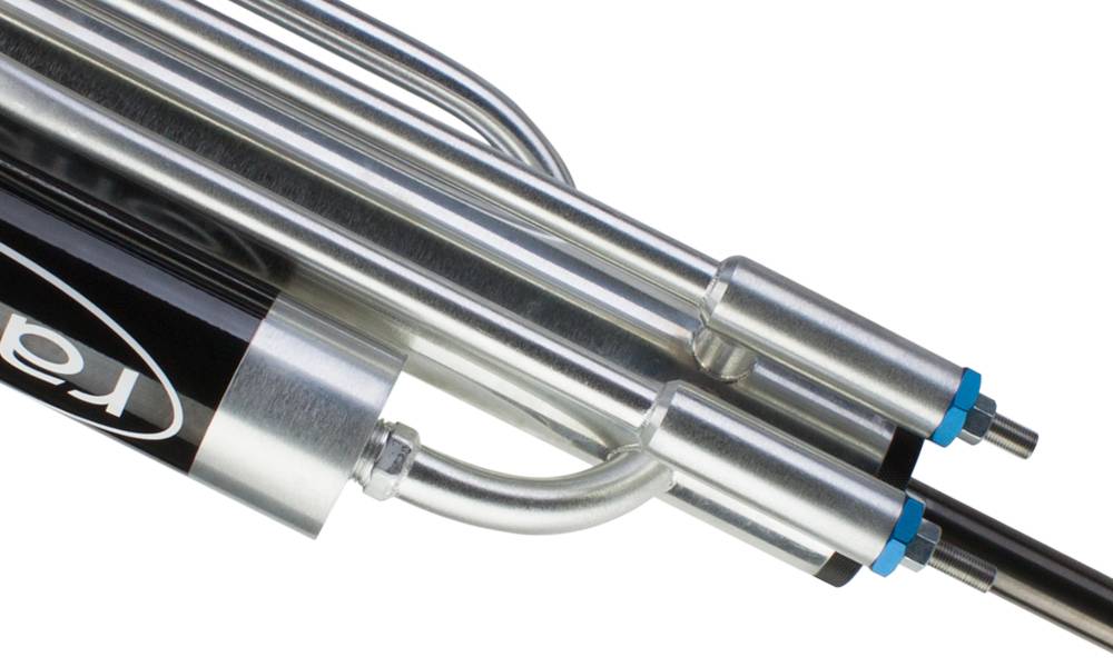 2.5 Inch Rear Bypass Shocks 2 Tube with Remote Reservoirs for 2007-2017 Jeep JK OE Replacement Radflo-1