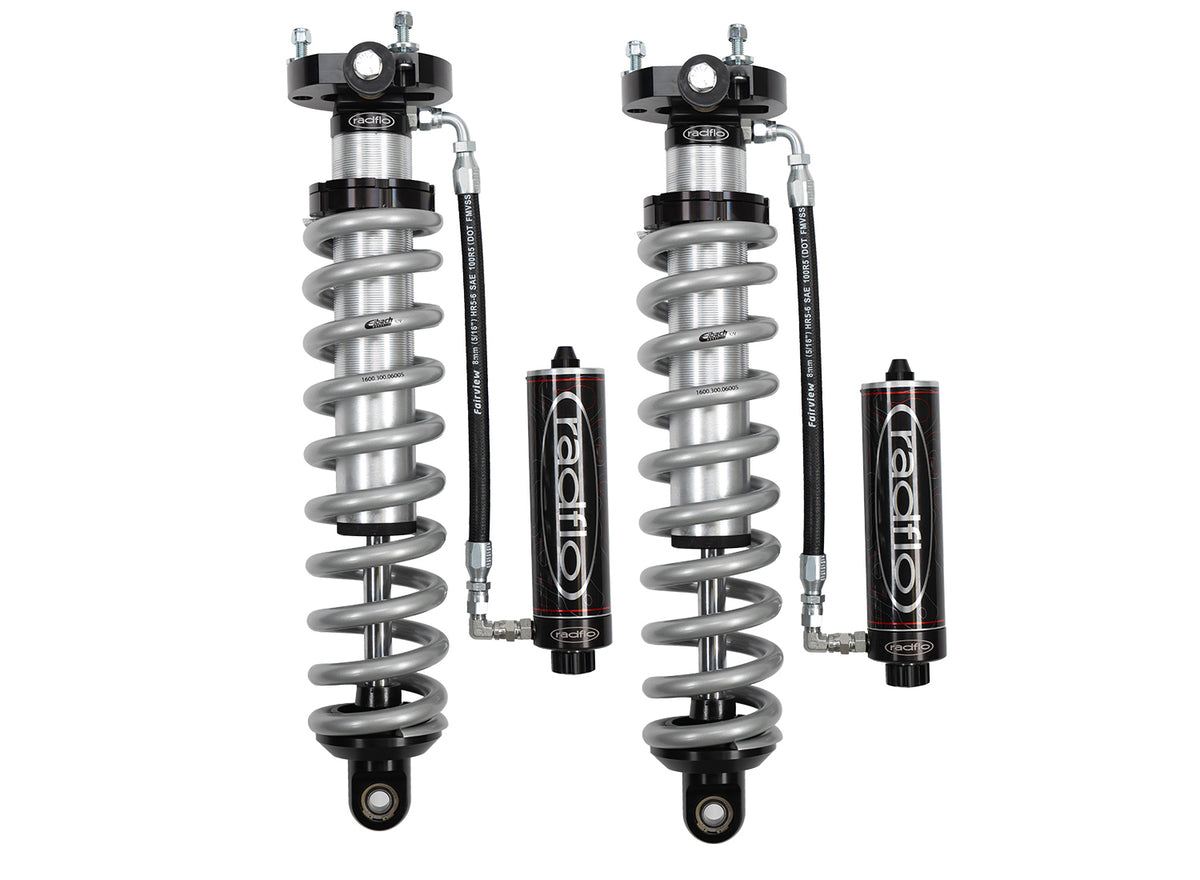 2.5 Inch Front Coilover Kit Silverado/Sierra 1500 4X4 2007-2013 With Adjuster Radflo