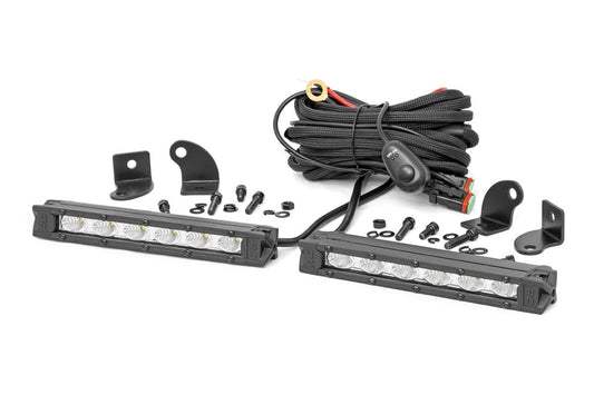 6 Inch Chrome Series LED Light Bar| Slim Line | Pair Rough Country