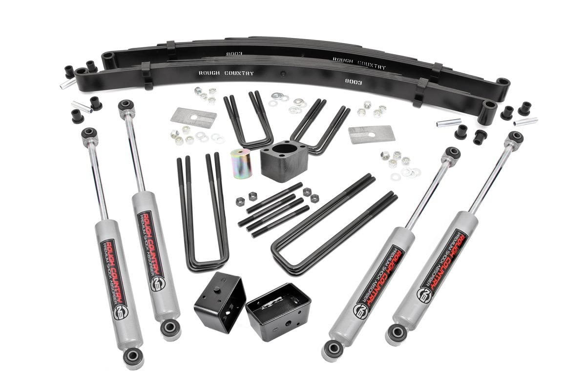 4 Inch Lift Kit | Rear Blocks | Dodge W200 Truck/W300 Truck 4WD (1978-1980) Rough Country