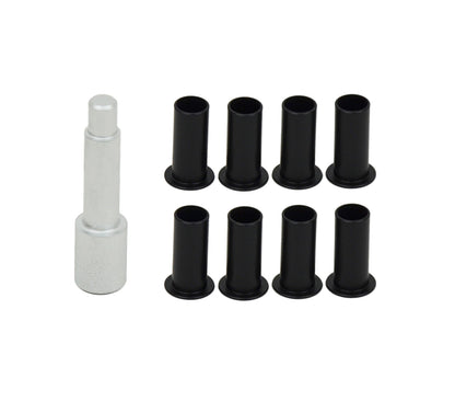 Jeep JK Door Hinge Liners 4 Door 07-18 Wrangler JK Textured Black Kentrol-1