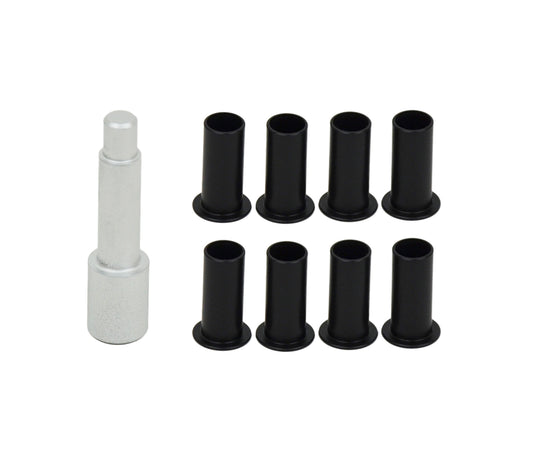 Jeep JK Door Hinge Liners 4 Door 07-18 Wrangler JK Textured Black Kentrol-1