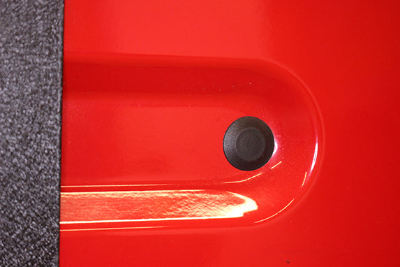 Kentrol Jeep TJ Tailgate Plug 97-06 Wrangler TJ Powdercoat Black Kentrol