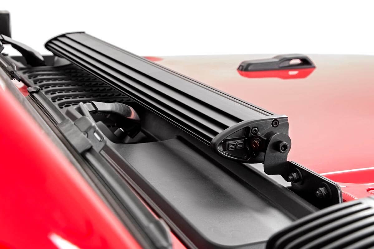 Rough Country Jeep 30 Inch LED Hood Kit 18-20 Wrangler JL, 20 Gladiator JT Rough Country