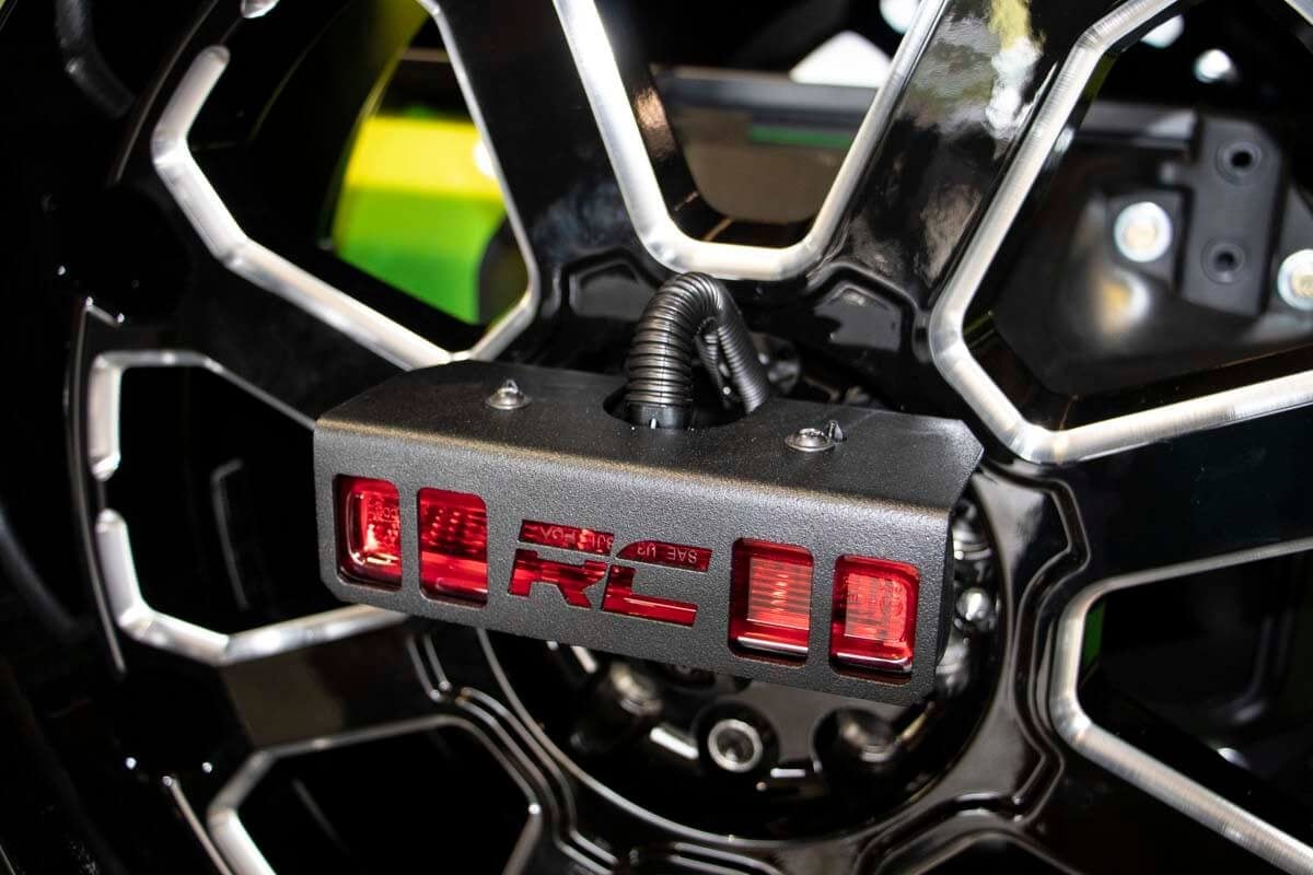 3rd Brake Light Relocation Bracket Jeep Wrangler JL (18-26)/Wrangler Unlimited (18-26) Rough Country-1