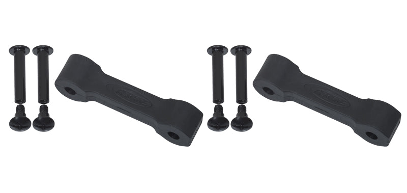 Kentrol Jeep JK Replacement Hood Catch Rubbers Pair 07-18 Wrangler JK Textured Black Kentrol