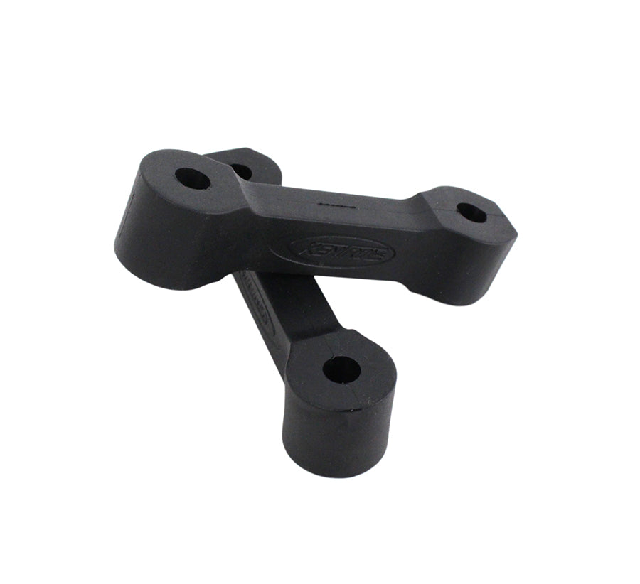 Kentrol Jeep JK Replacement Hood Catch Rubbers Pair 07-18 Wrangler JK Textured Black Kentrol