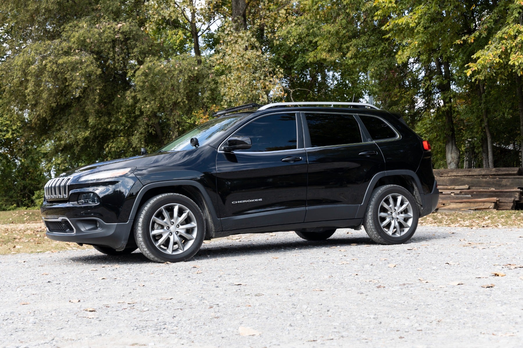 LED Light Kit Ditch Mount 2 Inch Black Pair Spot Jeep KL 14-21 Rough Country-3