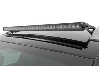 LED Light Kit Roof Mount 40 Inch Black Single Row Jeep Cherokee KL (14-23) Rough Country