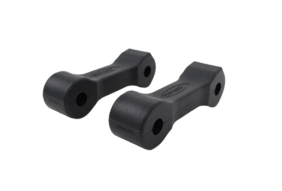 Kentrol Jeep TJ Replacement Hood Catch Rubbers Pair 97-06 Wrangler TJ Textured Black Kentrol