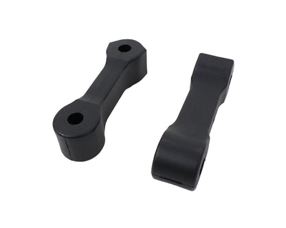 Jeep TJ Replacement Hood Catch Rubbers Pair 97-06 Wrangler TJ Textured Black Kentrol-2