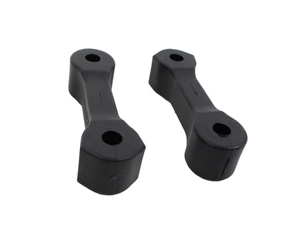 Jeep TJ Replacement Hood Catch Rubbers Pair 97-06 Wrangler TJ Textured Black Kentrol-3