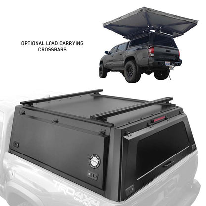 Expedition Truck Cap W/Full Wing Doors, Front and Rear Windows and 3rd Brake Light 2016-2023 Toyota Tacoma 5 Foot Bed Overland Vehicle Systems-14
