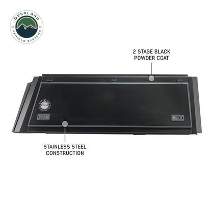 Expedition Truck Cap W/Full Wing Doors, Front and Rear Windows and 3rd Brake Light 09-24 Ford F150 5.5 Foot Bed Overland Vehicle Systems-2