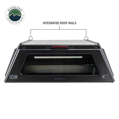 Expedition Truck Cap W/Full Wing Doors, Front and Rear Windows and 3rd Brake Light 09-24 Ford F150 5.5 Foot Bed Overland Vehicle Systems-6