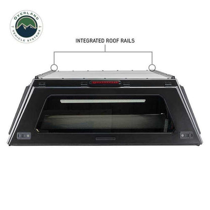 Expedition Truck Cap W/Full Wing Doors, Front and Rear Windows and 3rd Brake Light 19-23 Ford Ranger 5 Foot Bed Overland Vehicle Systems-4