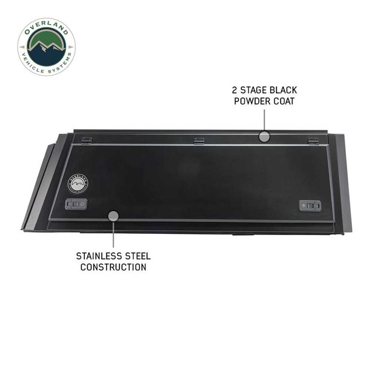 Expedition Truck Cap W/Full Wing Doors, Front and Rear Windows and 3rd Brake Light 23-24 Ford F250/350 6.8 Foot Bed Overland Vehicle Systems-5