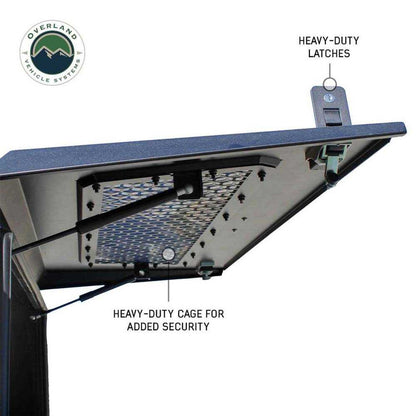 Expedition Truck Cap W/Full Wing Doors, Front and Rear Windows and 3rd Brake Light 17-22 Ford F250/350 6.8 Foot Bed Overland Vehicle Systems-12