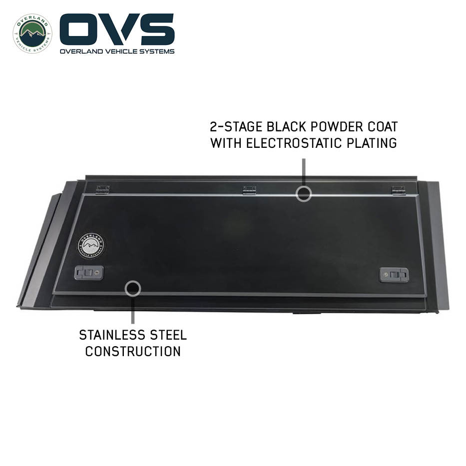 Expedition - Truck Cap W/Full Wing Doors, Front and Rear Windows and 3rd Brake Light 24-26 Toyota Tacoma 5.0 Foot Bed Overland Vehicle Systems-5