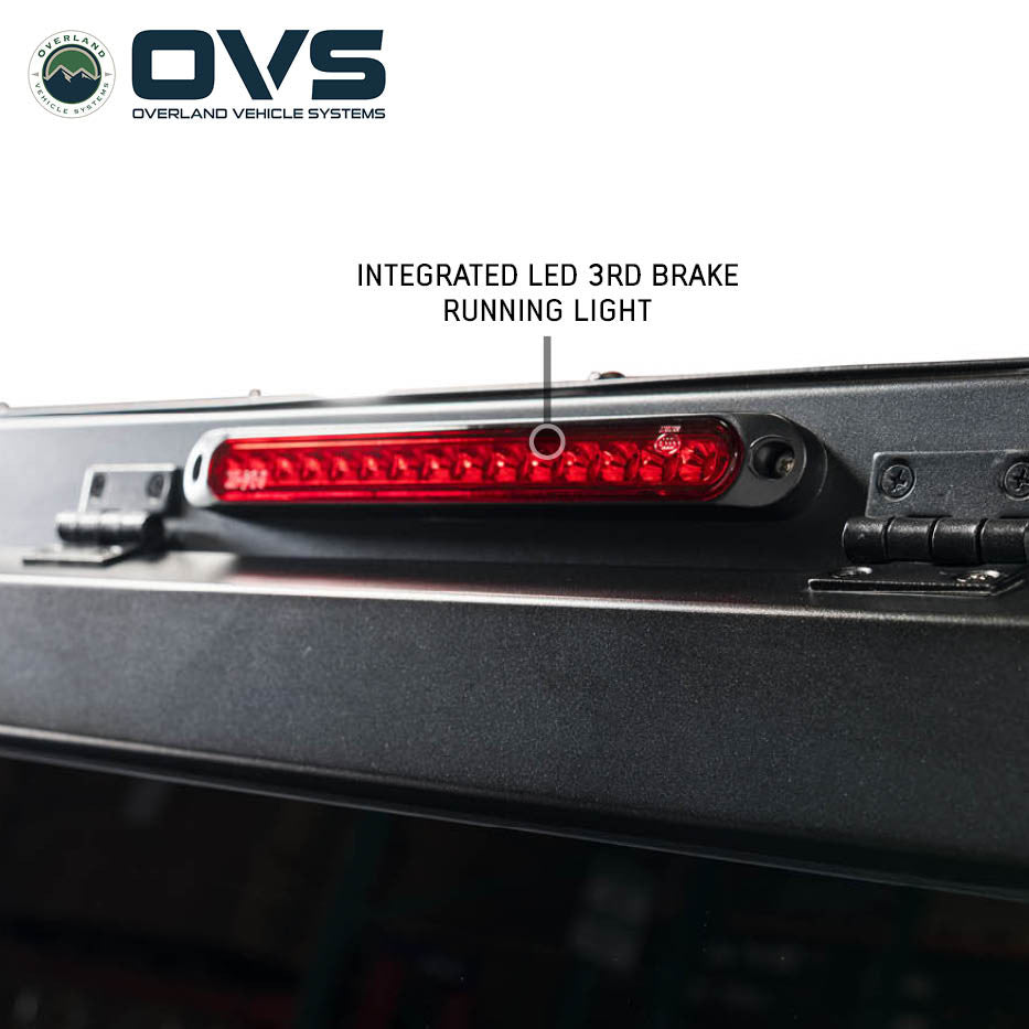 Expedition - Truck Cap W/Full Wing Doors, Front and Rear Windows and 3rd Brake Light 20-26 Chevrolet Silverado/GMC Sierra 2500/3500 Overland Vehicle Systems-8