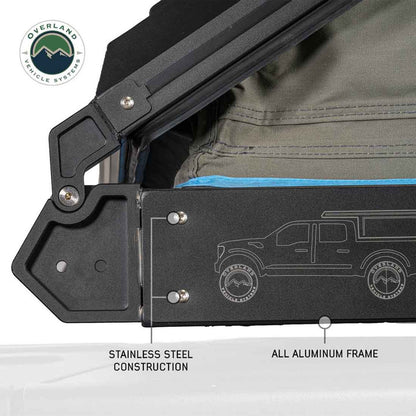 MagPak Camper W/Tent, Lights, Rear Molle Panel, Side Tie Downs, Front and Rear Windows 16-24 Toyota Tacoma 5 Foot Bed Overland Vehicle Systems-8