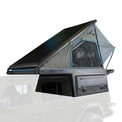 MagPak Camper W/Tent, Lights, Rear Molle Panel, Side Tie Downs, Front and Rear Windows 19-24 Ford Ranger 5 Foot Bed Overland Vehicle Systems