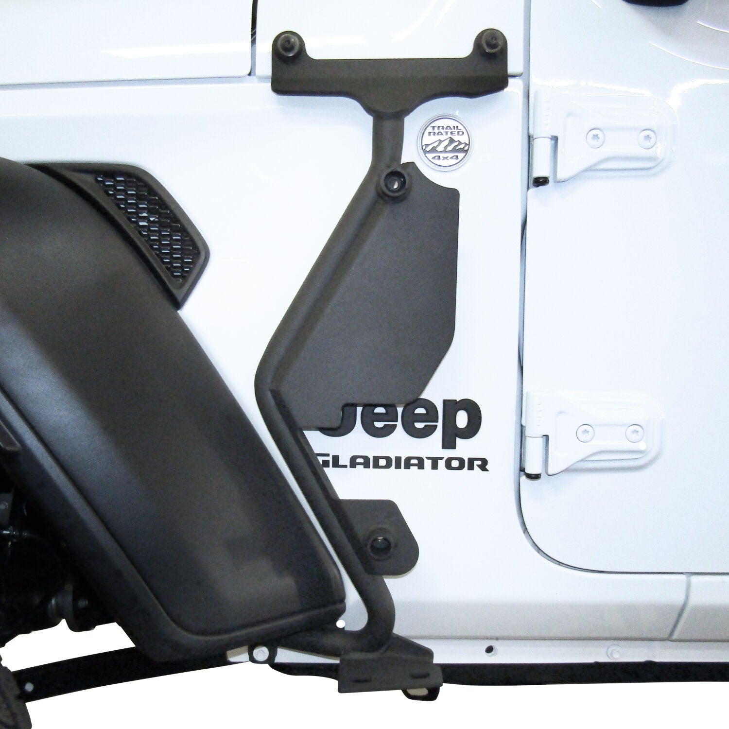 Exterior Jack Mount Textured Black 2018-2026 Jeep Wrangler JL 2020-2025 Jeep Gladiator Go Rhino-3