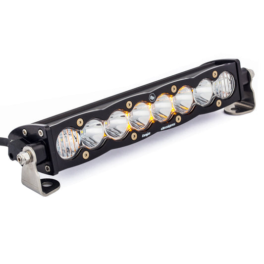 S8 Straight LED Light Bar (10 Inch, Driving/Combo, Clear) Baja Designs