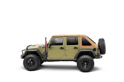 Exterior Jack Mount Textured Black For 2007-2018 Jeep Wrangler JK 2 Door Go Rhino-3