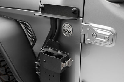 Exterior Jack Mount Textured Black 2018-2026 Jeep Wrangler JL 2/4 Door 2020-2025 Jeep Gladiator Go Rhino-3