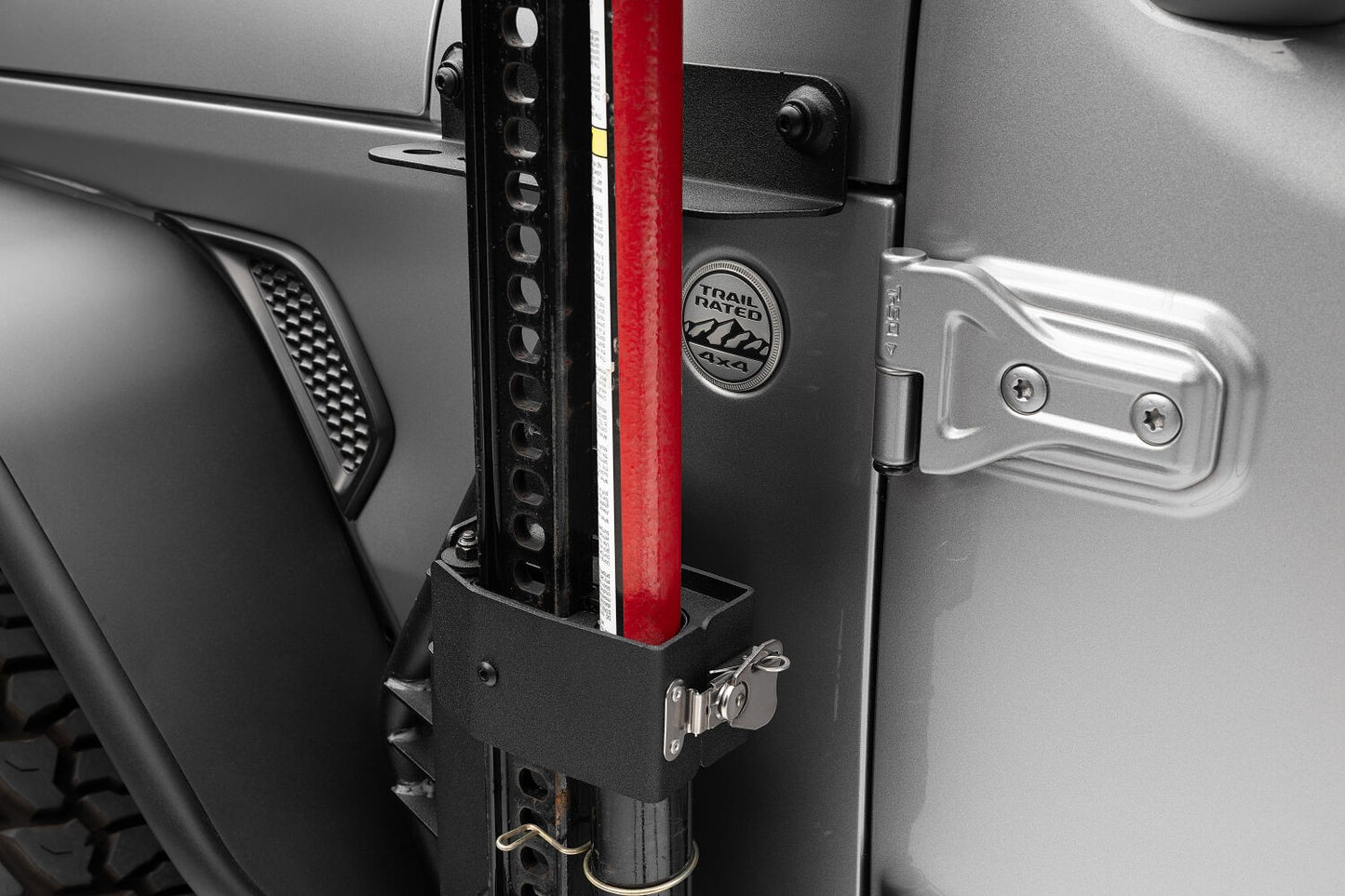 Exterior Jack Mount Textured Black 2018-2026 Jeep Wrangler JL 2/4 Door 2020-2025 Jeep Gladiator Go Rhino-4