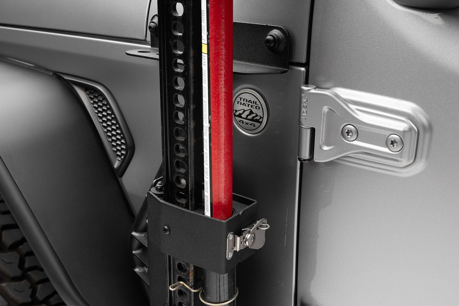 Exterior Jack Mount Textured Black 2018-2026 Jeep Wrangler JL 2/4 Door 2020-2025 Jeep Gladiator Go Rhino-4