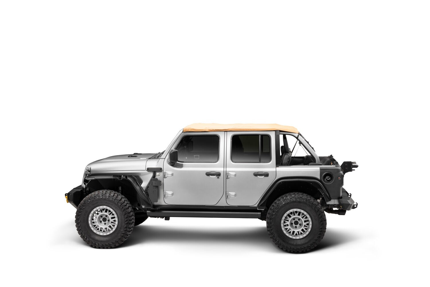 Exterior Jack Mount Textured Black 2018-2026 Jeep Wrangler JL 2/4 Door 2020-2025 Jeep Gladiator Go Rhino-7
