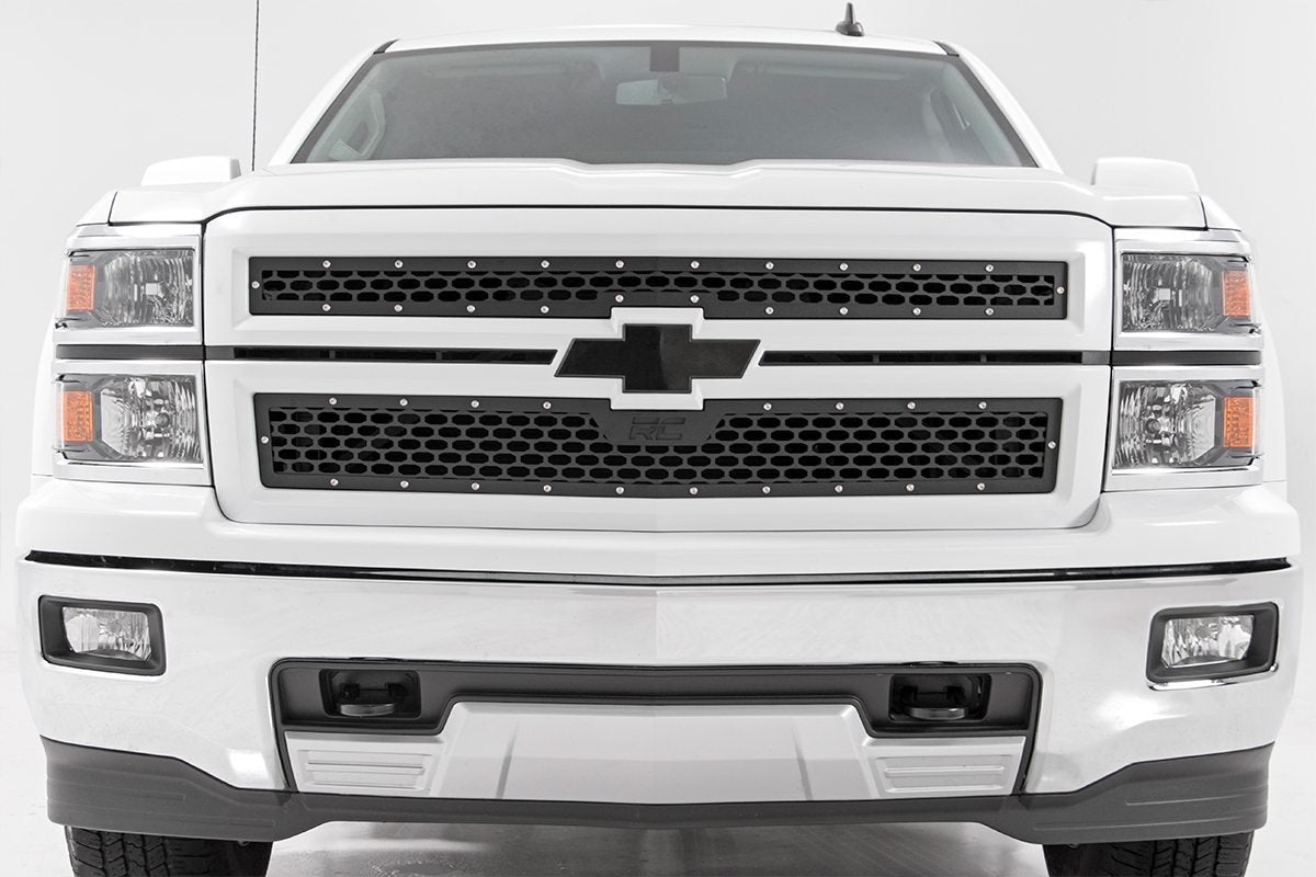 Mesh Grille 14-15 Silverado 1500 Rough Country-2