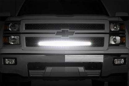 Mesh Grille w/30 Inch Black Series LED 14-15 Silverado 1500 Rough Country-2